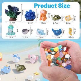 Prudiut dolphin resin figure for fish tanks and fairy gardens.