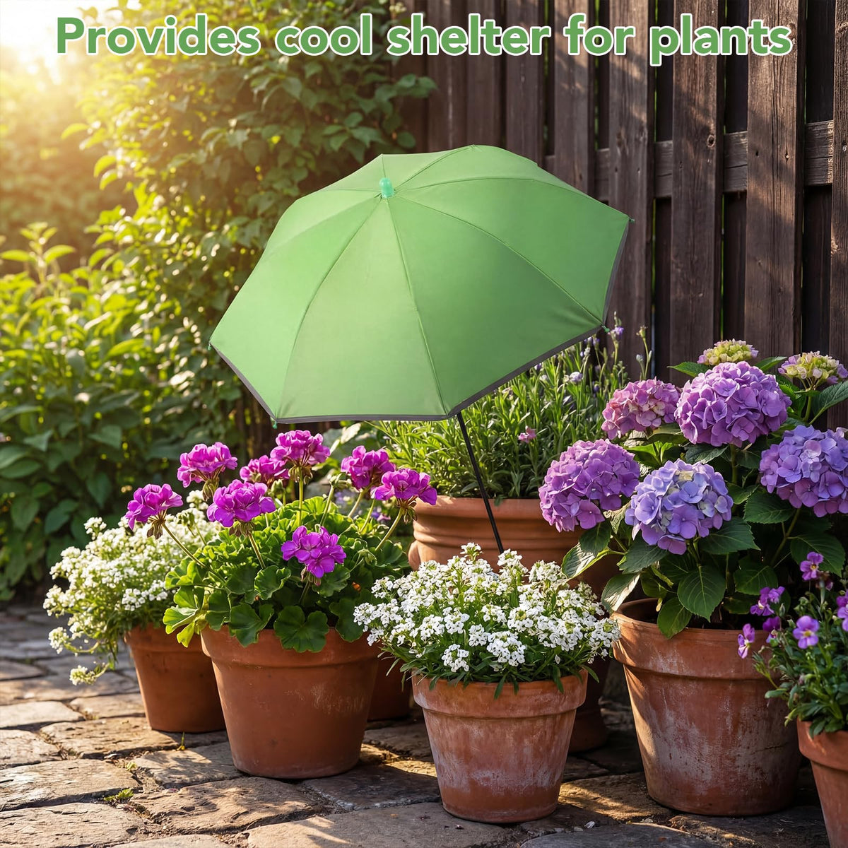 Prudiut sturdy alloy frame providing durable garden shade