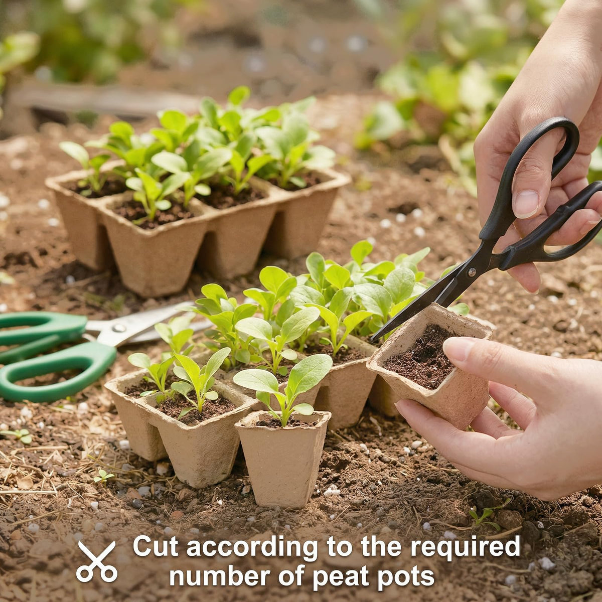 Prudiut transplant tools enable precise handling of seedlings