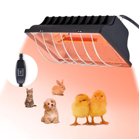 Prukbiar heat lamp hanging setup offers easy installation without wall drilling