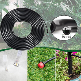 PRUNkuar adjustable nozzles enable customized watering patterns.