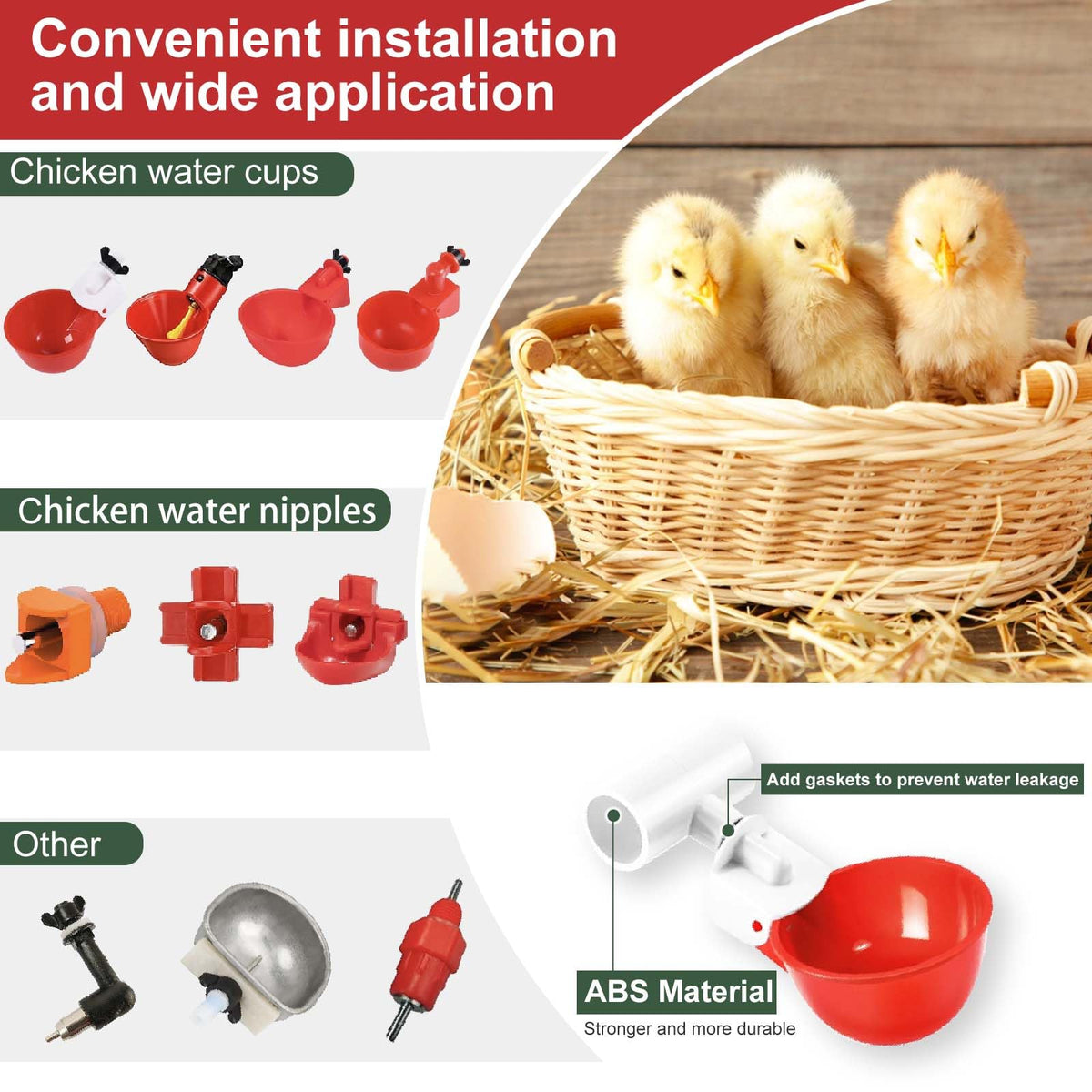  Psarnuk 360-degree drinking access supports natural poultry water intake