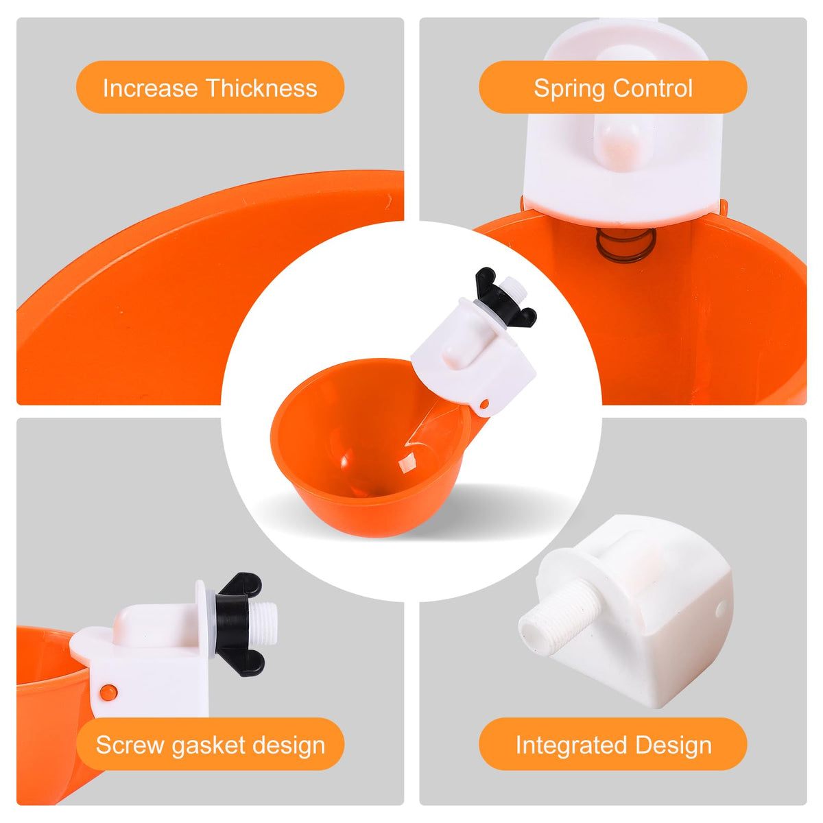 Detachable Psarnuk cups simplify hygienic cleaning between uses