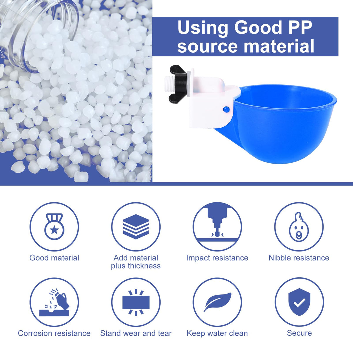 Psarnuk poultry waterer multipurpose use demonstrates versatility across birds