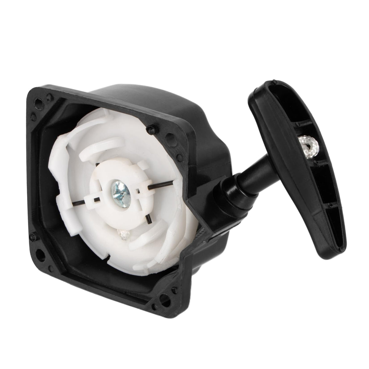 Installation-ready PSLER recoil starter with clear guidance for DIY replacement.