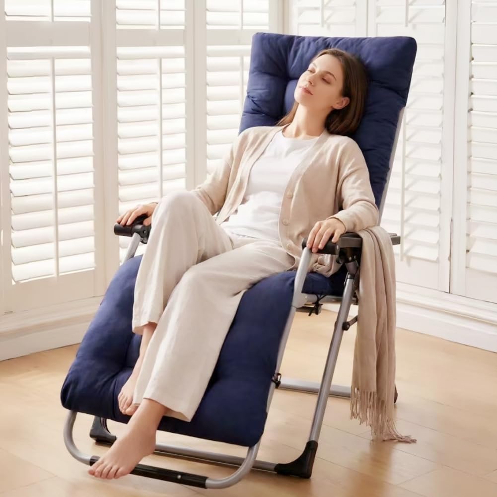 psmacra rocking chair cushion navy secures with ties for stable outdoor seating