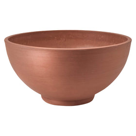 PSW Pot Collection Simplicity Bowl square planter in terracotta, ideal as an indoor centerpiece