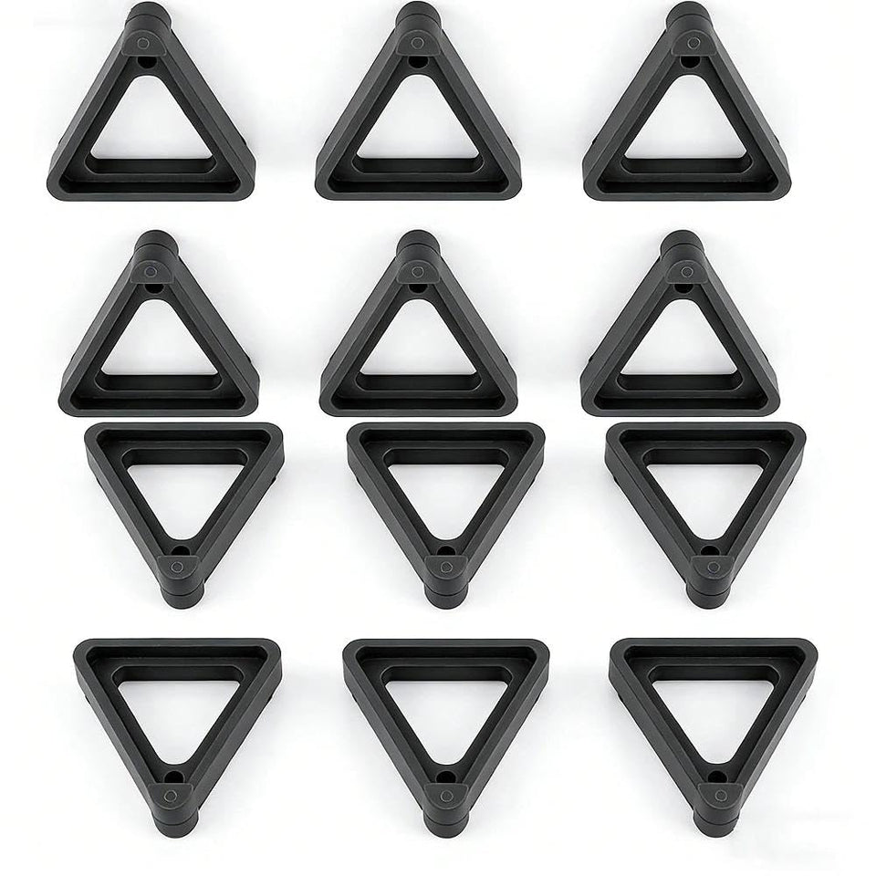 PTAHAN pot stand 12-pack in black elevates pots for stability and airflow.
