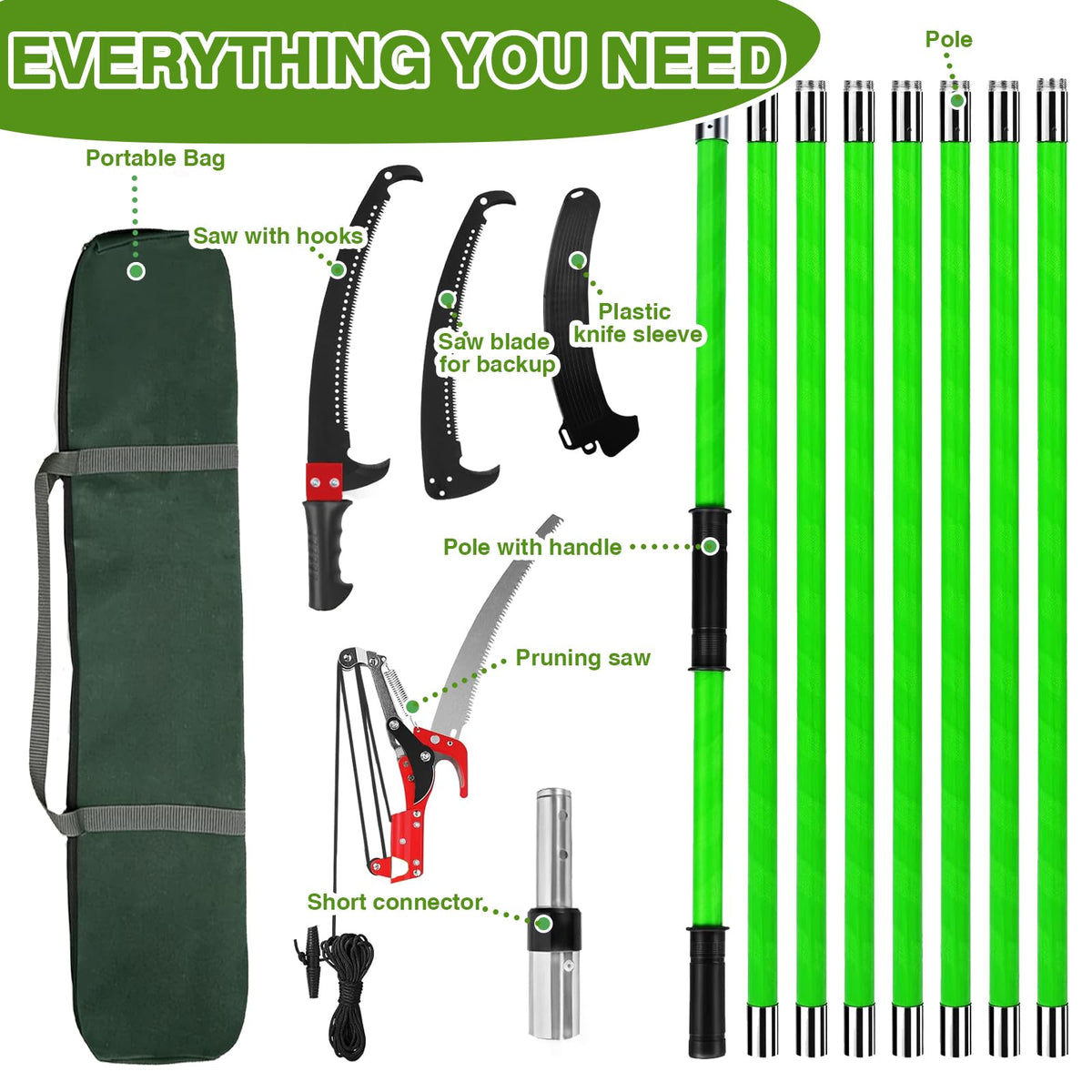 Pterying lightweight design with insulated grip for long pruning sessions