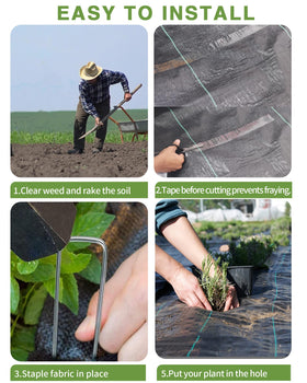 Pterying permeable fabric allows water and air for healthier soil