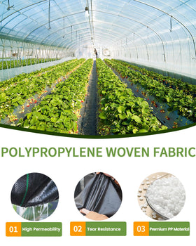 Pterying fabric's tear-resistant PP material withstands outdoor conditions