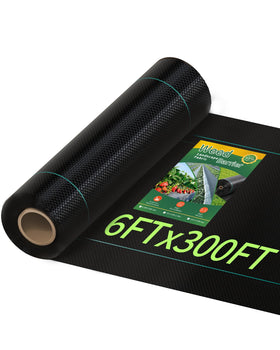Pterying weed barrier fabric roll showcases durable ground cover that suppresses weeds