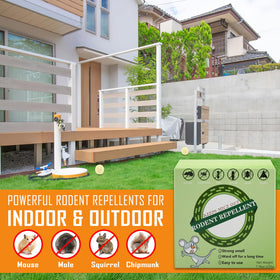 PUBAMALL rodent repellent ball kept in car or garage for protection.