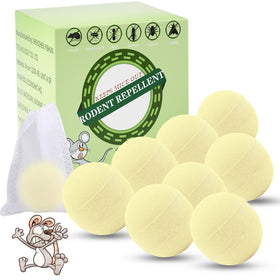 PUBAMALL rodent repellent ball in an open bag for quick placement.