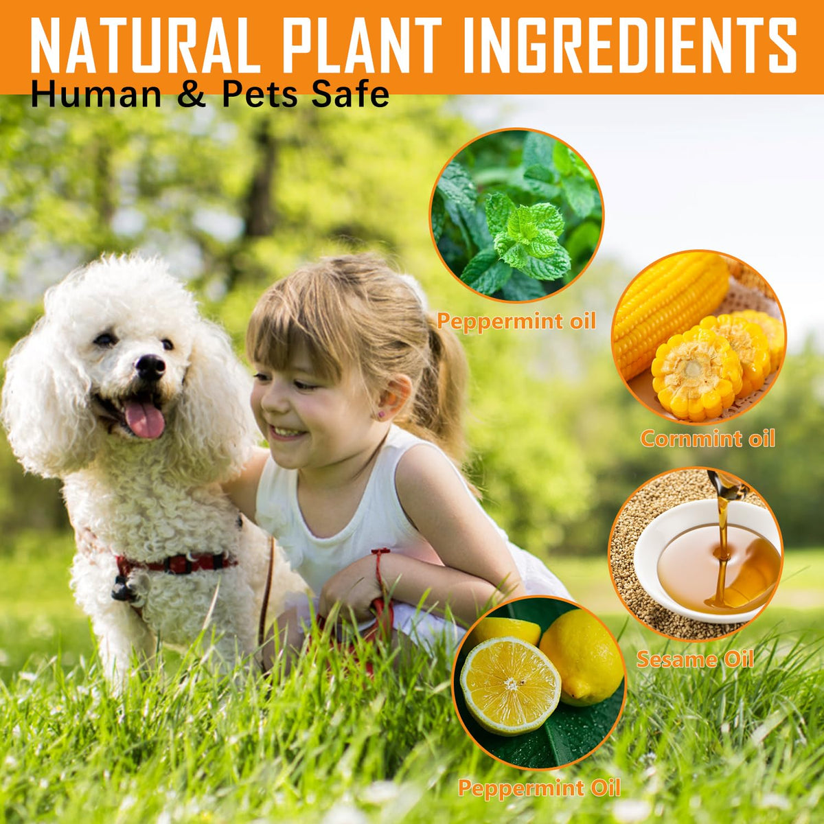 PUBAMALL peppermint rodent repellent ball for pantry and closet protection.