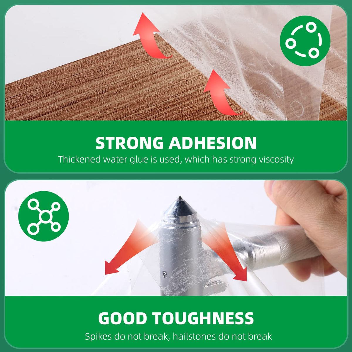 Pueatte greenhouse repair tape UV resistant clear film