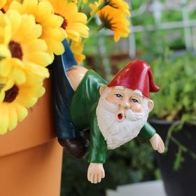 Pujipu funny pot huggers for planters brighten porches and balconies
