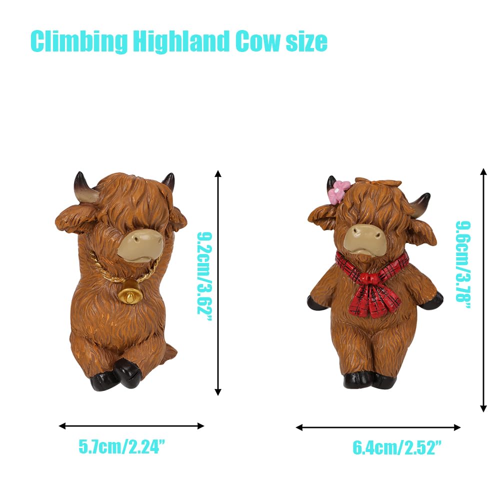Pujipu Highland Cow packaging-ready two-piece set ready to gift