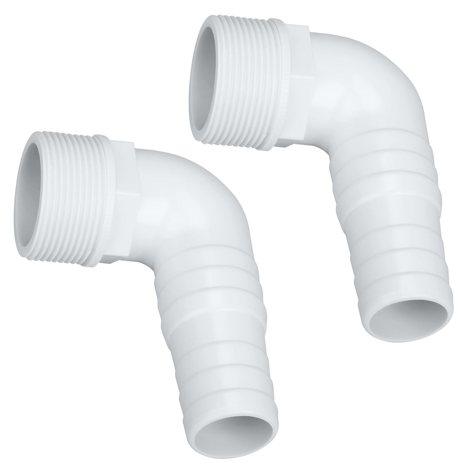 Pulems 1-1-2 inch pool hose adapter provides secure, leak-free hose connections.