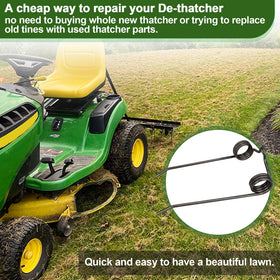 8-pack Pulems replacement tines for reliable dethatching parts