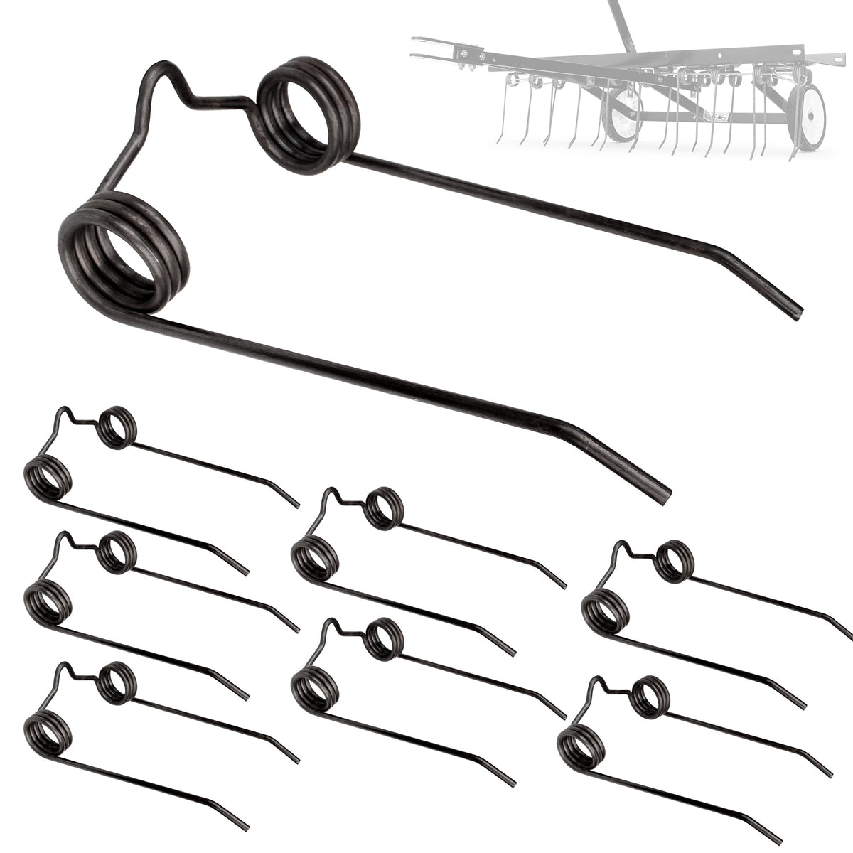 Pulems 43783 8-pack spring tine ready for Agri-Fab dethatchers