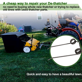 Pulems eight-pack dethatcher tines ready for immediate use