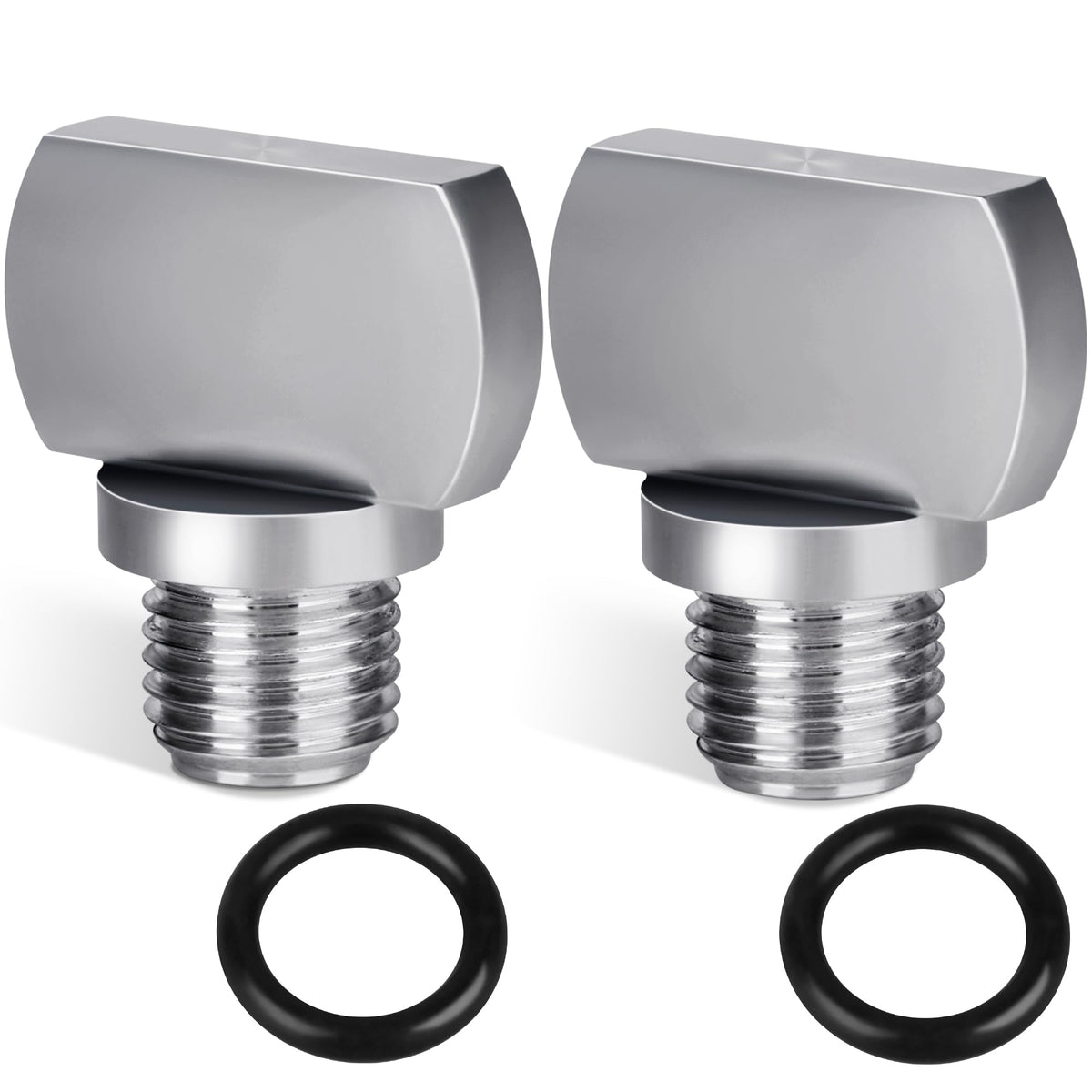 Pulems SPX4000FG drain plug in white aluminium designed for leak-free operation.