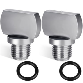 Pulems SPX4000FG drain plug in white aluminium designed for leak-free operation.
