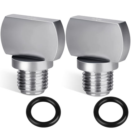 Pulems SPX4000FG drain plug in white aluminium designed for leak-free operation.