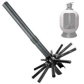 Pulems SX244DA lateral center pipe assembly for Hayward filters ensures stable filtration.