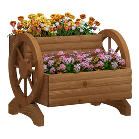 PULIJIAJU garden cart planter suitable for flowers herbs and vegetables.