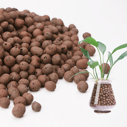Pulovin LECA pebbles bag showing versatile 4-16mm range for flexible potting projects.