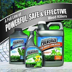 Pulverize fast-acting weed killer shows rapid action in minutes