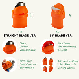 PUMBAA HOME blade covers protect blades during storage and transport.
