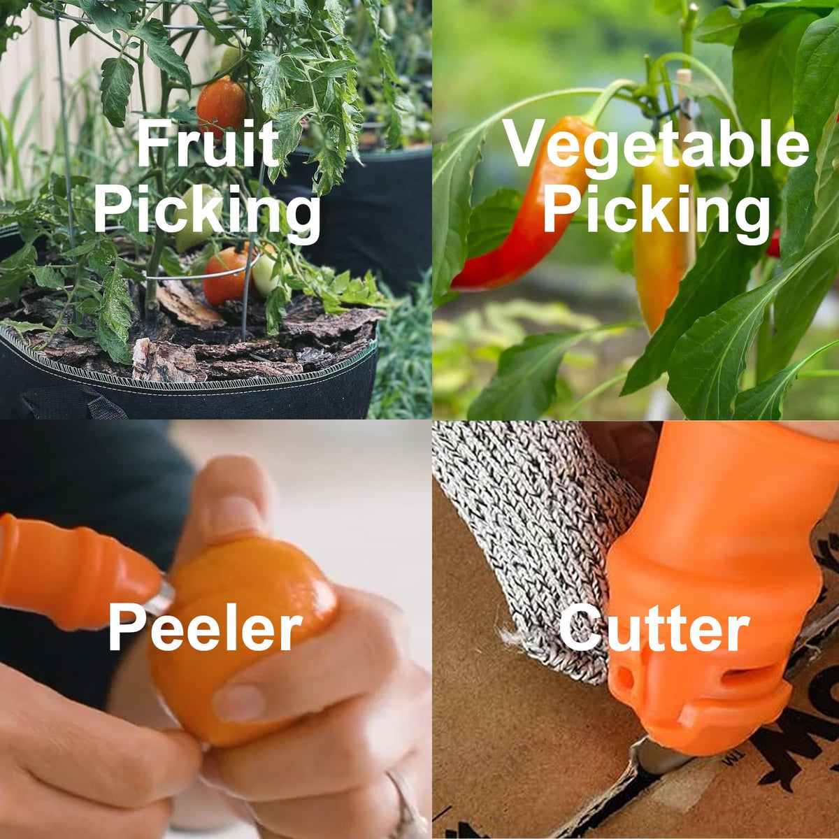 PUMBAA HOME garden finger protectors provide safe harvesting and pruning.
