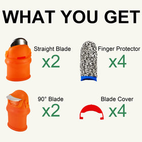 PUMBAA HOME stainless steel blades built for durable cutting in gardens.