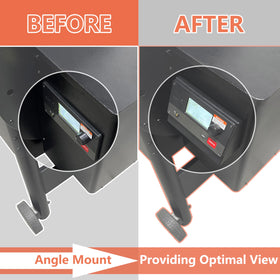 Pumdut d2 controller angle bracket keeps Traeger controls within easy reach