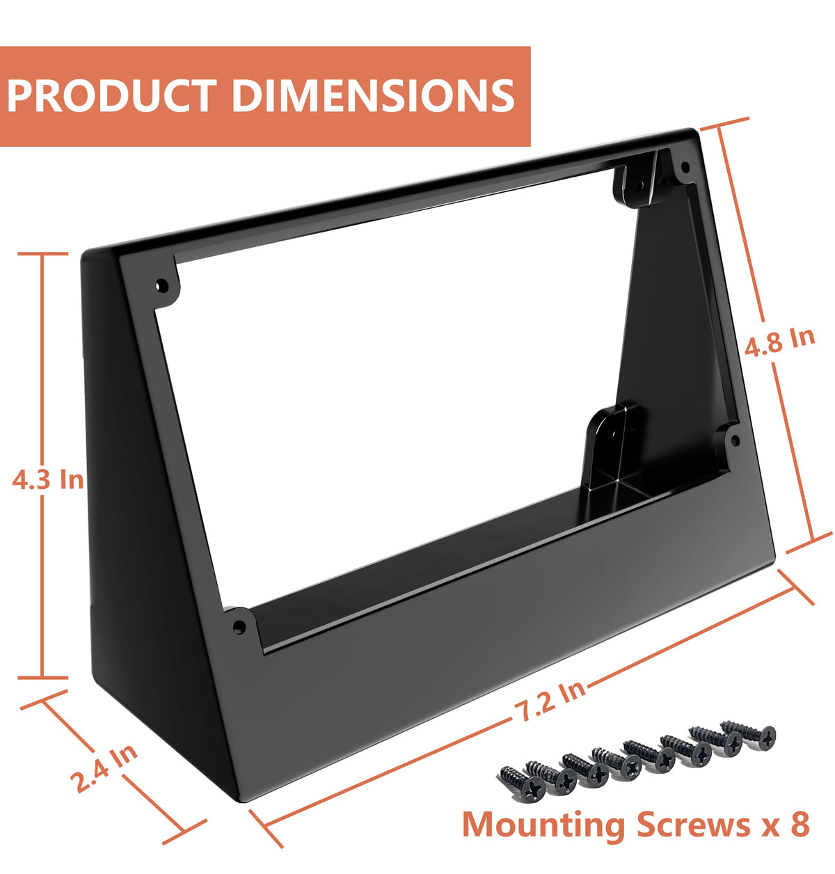 Pumdut easy installation angle mount simplifies mounting using existing holes