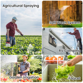 Pumpoasis self-priming capability demonstrates easy startup across diverse setups.