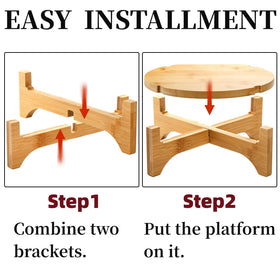 Pumtus mid-century modern planter stand with clean, timeless lines.
