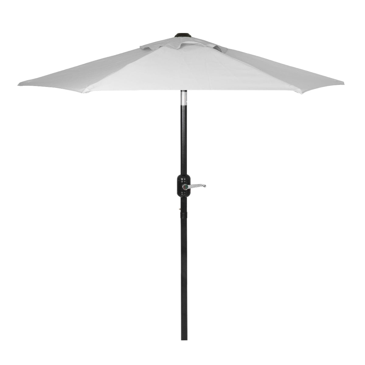 Punchau 6ft outdoor patio umbrella in gray shading sunny patio areas for a cooler feel