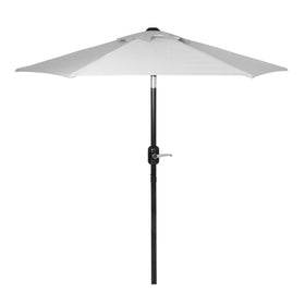 Punchau 6ft outdoor patio umbrella in gray shading sunny patio areas for a cooler feel