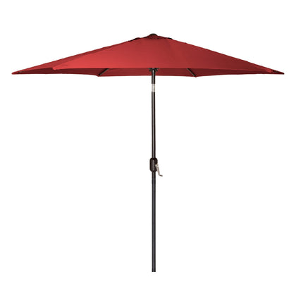 Punchau 6ft outdoor patio umbrella with easy crank to open and close for quick shade.