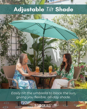 Punchau easy open close crank demonstrates smooth operation for quick outdoor shade.