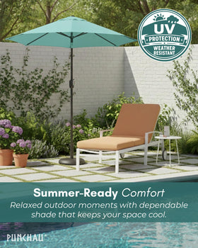 Punchau setup on a patio scene shows versatile placement options.