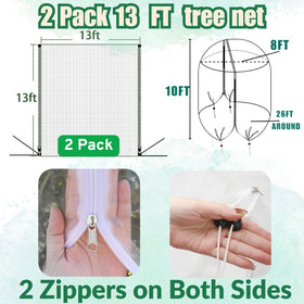Puobao double zipper and drawstring detail enables easy access.