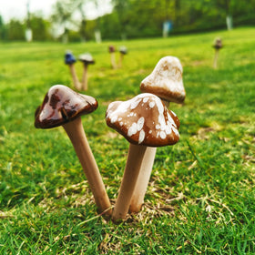 PUOO mushroom pot decor for indoor gardens and patios