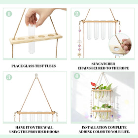 Puoqu indoor planter system supports small plants and flowers elegantly.