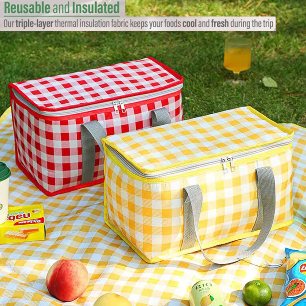 PUPOPIK cooler bag with zippered top ensures secure cooling.