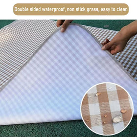 PUPOPIK waterproof backing keeps you dry on damp surfaces.